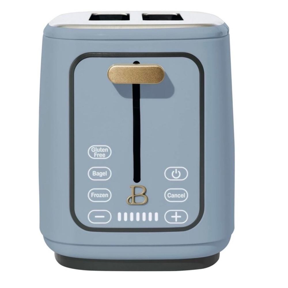 Beautiful 2 Slot Toaster with Touch-Activated Display, Cornflower Blue. - Picture 2 of 5